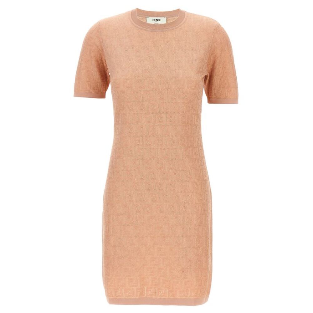 Fendi Multicolor Cotton Short Women's Dress